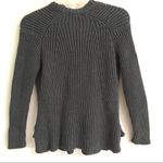 Caslon  dark gray button front cardigan MP Photo 3