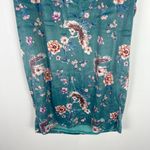 Pinkblush NWT Floral Velvet Short Sleeve Maternity Dress Turquoise Size XL NEW D Photo 9