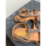 Bella Vita  Women's Size 6 Strappy Sandal Gray Brown Italian Leather Crocodile Photo 3