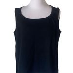 St. John womens knit black sleeveless top Photo 0