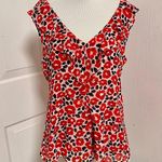 CAbi Modern Flipside Floral Blouse Photo 0