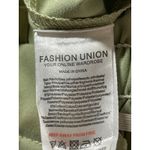 Fashion Union Green Sleeveless Tie Strap Smocked Wide Leg Romper Jumpsuit Size 6 Photo 4