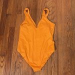 ANDIE  The Bonita‎ One Piece swimsuit wide rib tangerine size L NWT Photo 6