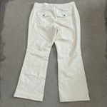 American Eagle NWT  Stretch Cream Curvy High Rise Kick Boot Corduroy Pants Sz 20 Photo 3