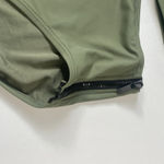 Michael Kors Michael ‎ One Shoulder Cutout Swimsuit Olive Green Women's 14 Photo 4