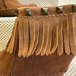 Mossimo Supply Co Fringe Wedge Ankle Booties Photo 4