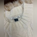 American Eagle Whoa So Soft Cable Knit Sweater Ivory Cream Small Classic Fit Photo 3