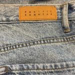 PacSun  Waist size 29 High Rise Straight Raw Hem 100% cotton blue jeans Photo 2