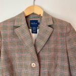 Façonnable Faconnable Plaid Linen Blend Blazer Jacket Photo 2