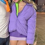 A New Day Purple Puffer Jacket Photo 7