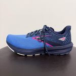 Brooks  Launch 10 Peacock Marina Blue Pink Glo Lace Up Running Shoes 9 B Womens Photo 1