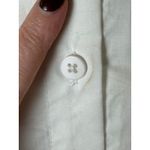 BB Dakota  Shirt Women Large White Peter Pan Collar Button Up Collar ID Top NWT Photo 6