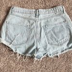 Forever 21 Light Blue Distressed Jean Shorts Photo 2