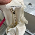 Tularosa One Shoulder Satin Mini Ruffle Runched Natalie Dress Photo 5