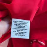 Ann Taylor  Women's Red One Shoulder Side Pleated Cocktail Dress Size 12. NEW Photo 7