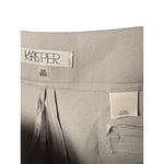 Kasper NWT Womens Trousers Size 16 W Light Grey High Waist Straight Leg Pockets Photo 5