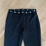 White Fox Boutique  - I Want You Stud Waist Flare Pants in Black & Silver Photo 1