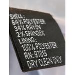 Signature by Larry Levine Jacket Womens Small Purple Plaid 3/4 Sleeve Tie Belted Photo 6