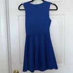 L8ter  Blue Flared Dress Photo 1