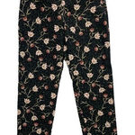 Topshop Floral Print Mid Rise Side Zip Stretch Slim Ankle Pant NWT Size 2 Photo 0