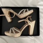 Nina New York Nina Shoes Sparkly Gold High Heels Photo 7