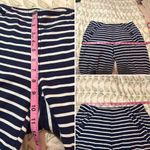 J.Crew  Factory Cotton Linen Sailor Nautical Stripe Pants Navy Blue White 6 Photo 8