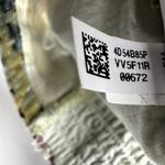 American Eagle Floral Cinched Tank Top Ruffle Ruched V Neck Green Small Photo 4