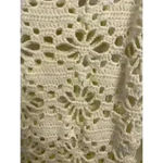 Handmade Cream Chunky Knit Crochet Sweater Tunic Photo 3