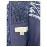 Tahari Dress Womens 10 Blue Sequined Lace Sheath Cocktail Party Formal Elegant Photo 2