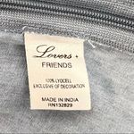 Lovers + Friends Dream Vacay Chambray Flounced eyelet Ruffle Embroidered Dress M Photo 6