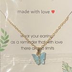 blue butterfly necklace Photo 0
