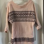 Ny&co NY &  Light Pink Off Shoulder 3/4 Sleeve Sweater Photo 5
