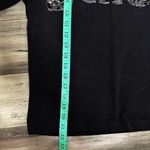 Maje X Schott Embroidered Sequined Crew Neck T-Shirt Womens Black Size 2 M Photo 5