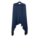 Brochu Walker  Cape Size M/L Cashmere & Wool Gray Charcoal Poncho Vest Soft Open Photo 9