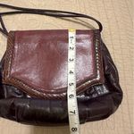Vintage Ottorino Bossi iItalian Leather Crossbody Purse Small Handbag Purple Bag Photo 12