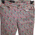 J.Crew Multicolor Floral Print Pants Photo 3