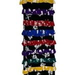 BUSAYO Ropo Splatter Print Tiered Ruffle Maxi Dress Black Size M NWT Size M Photo 9