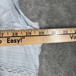 Tantrums Boho Dress Women's L Light Blue Cotton Lace‎ Trim Summer Festival Size L Photo 8