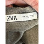 ZARA Women Knit Sleeveless Top Brown Crew Neck Casual Size M Photo 4