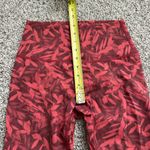 Lululemon pink & maroon floral leggings size 6 Photo 8