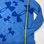 Under Armour All Season Gear Blue Logo Print Hoodie Women’s Size S Photo 4