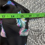 Xhilaration Black Feather Spaghetti Strap Corset Lacing Mini Sun Dress - Medium Photo 3