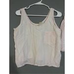 Victoria's Secret Victoria’s Secrets Vintage Gold Label Pink White Stripe Pajama Set Medium Photo 2