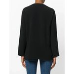 Stella McCartney  NWT Black Arlesa Quarter Zip Blouse‎ Size 38 Photo 1