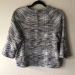 W5  Made in the USA Black and White Tweed Top Photo 3