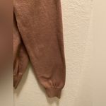 Sundance  Brown V-Neck Floral Lace Trim Button Front Cardigan Size L Photo 4