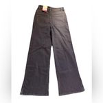 SO  Wide Leg High Rise Black Button Fly Jeans Juniors Size 9 Stretch 90s NWT Photo 10