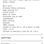 Motel Sheny Mini Skirt Daisy Sage Photo 5