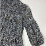 Just Taylor Animal Print Tiered Ruffle Accent Dress Size M Black Size M Photo 2