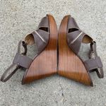 Chloé Chloe Saturnia Brown Calf Wedge size 38 Photo 4